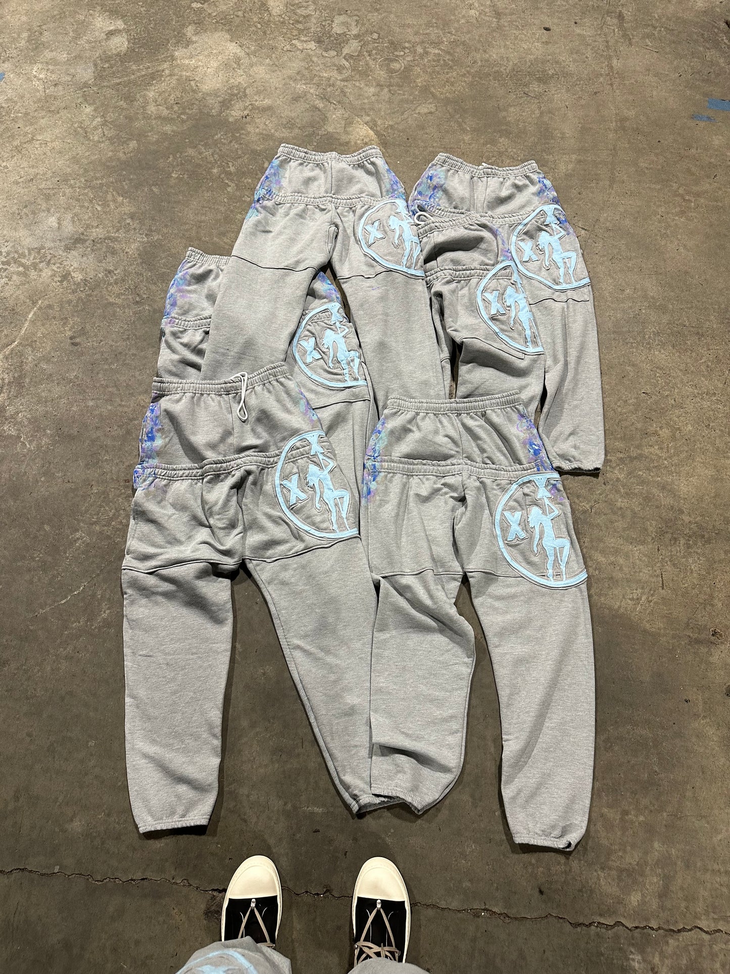 Grey double joggers