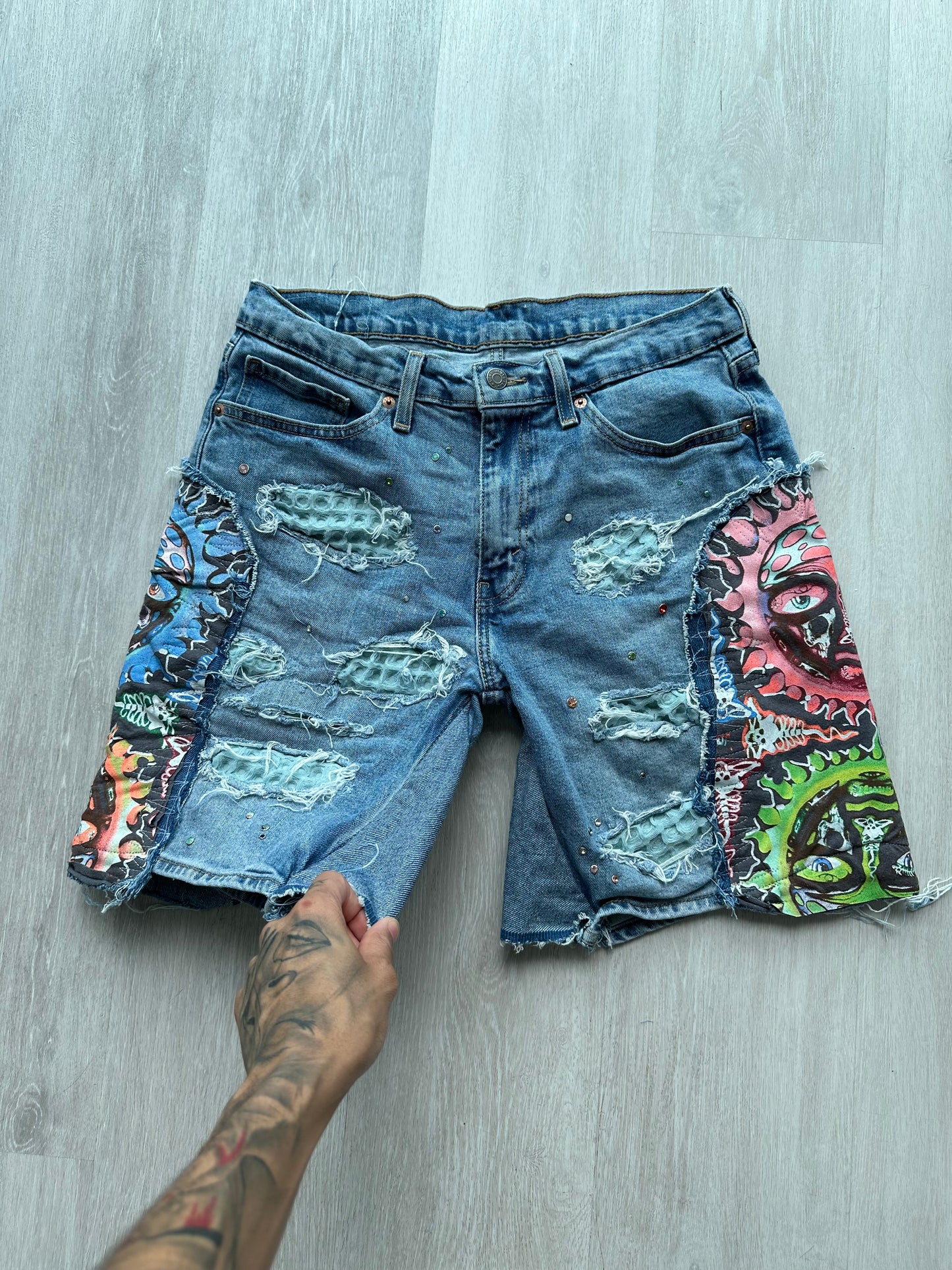 Denim jorts